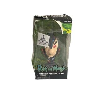 Rick And Morty Phoenix Person Talkie Figurine 6 Iconic Phrases Adult Swim